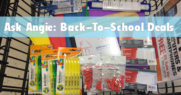 Ask Angie: Office Depot Back-To-School Sales