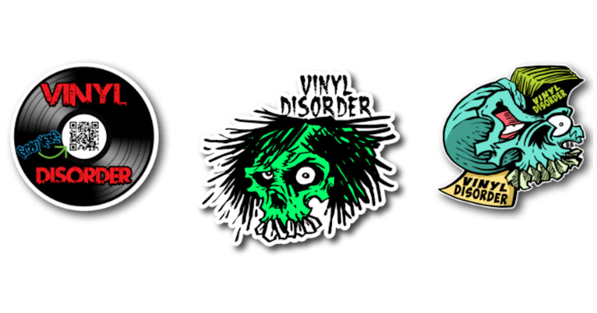 Free Sample Pack of Vinyl Disorder Stickers - Free Product Samples