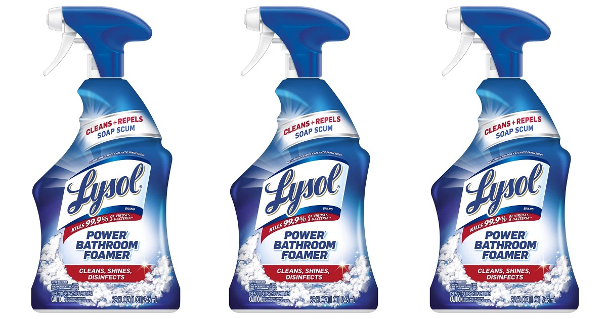 Lysol Bathroom Cleaner Spray at Amazon