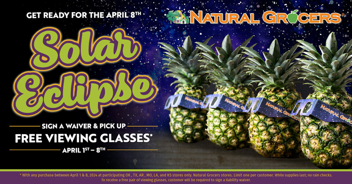 Natural Grocers Solar Eclipse Glasses